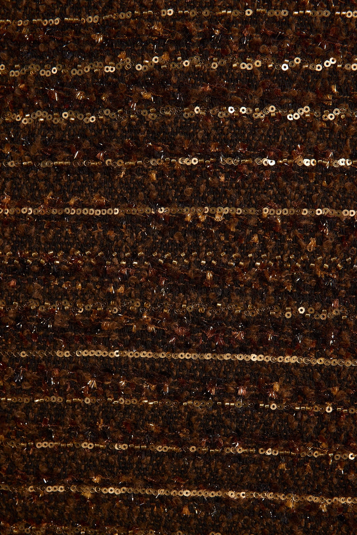 Prescott Mocha and Gold Micro Mini Skirt