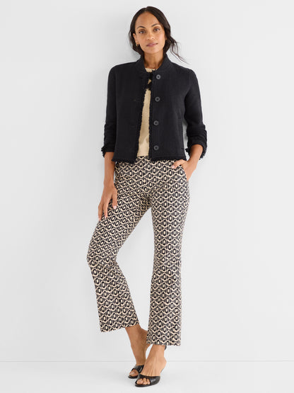 Lacy Diamonds Plaza Demi Boot Ankle Pant