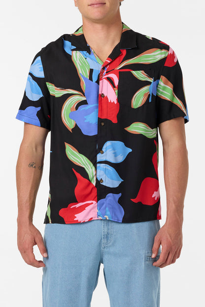 Relaxed Woven Camp Shirt