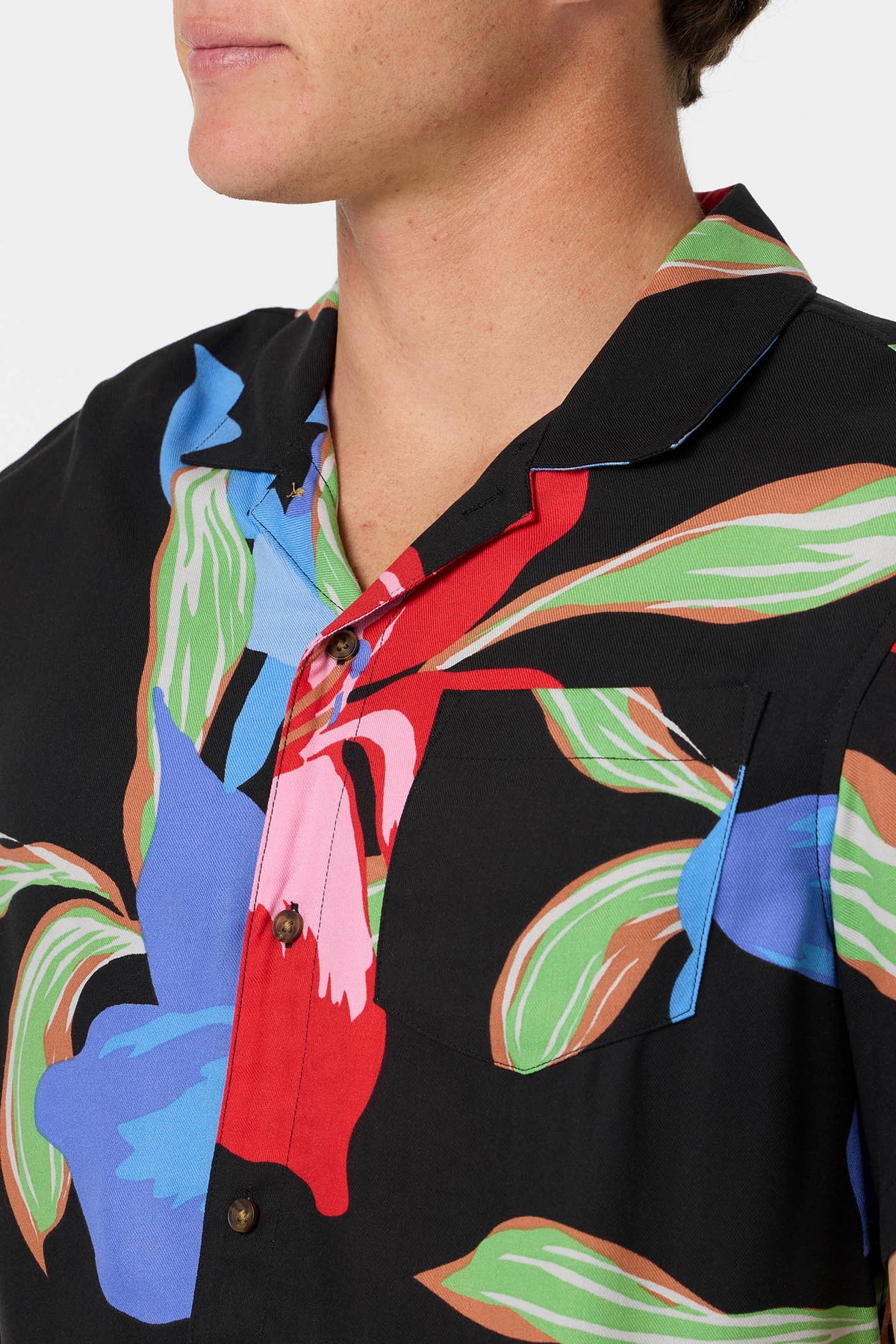 Relaxed Woven Camp Shirt