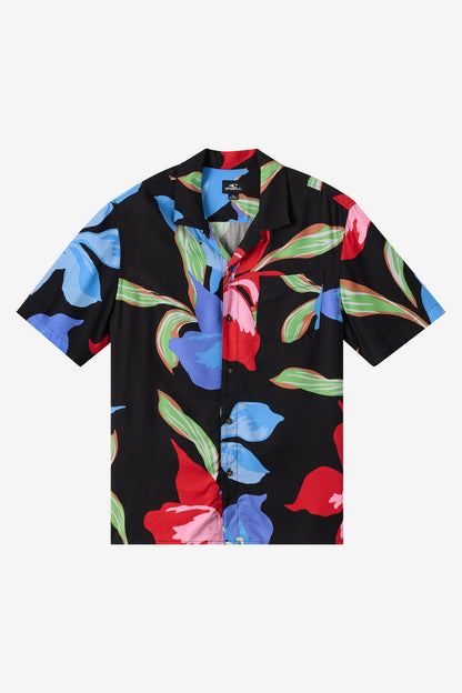 Relaxed Woven Camp Shirt