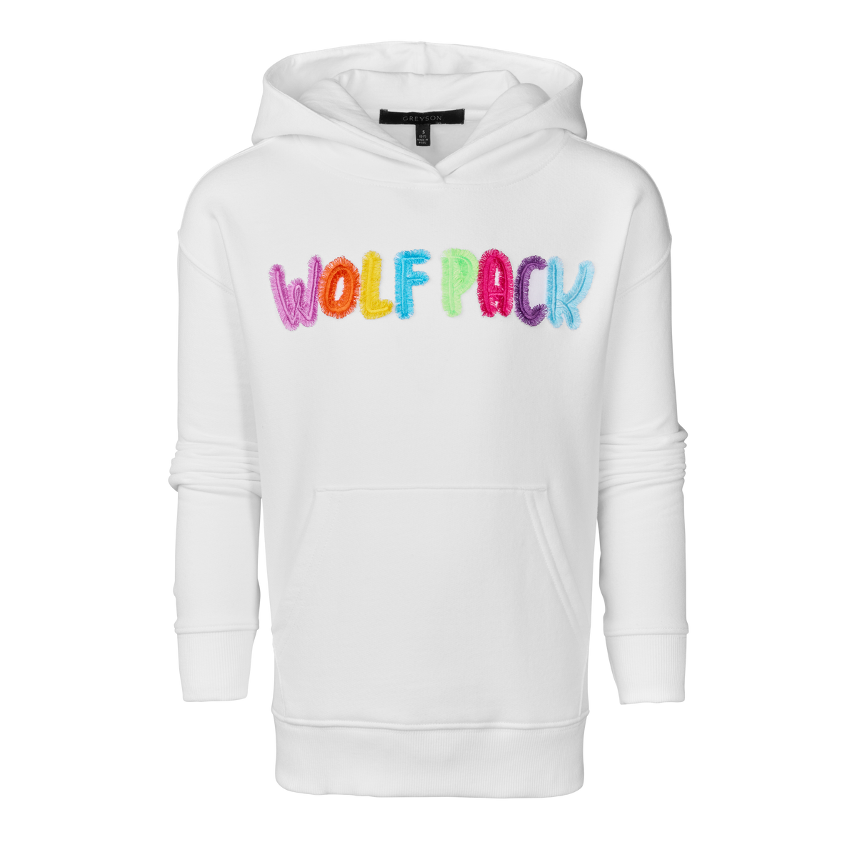 Girl's Wolfpack Rainbow Hoodie