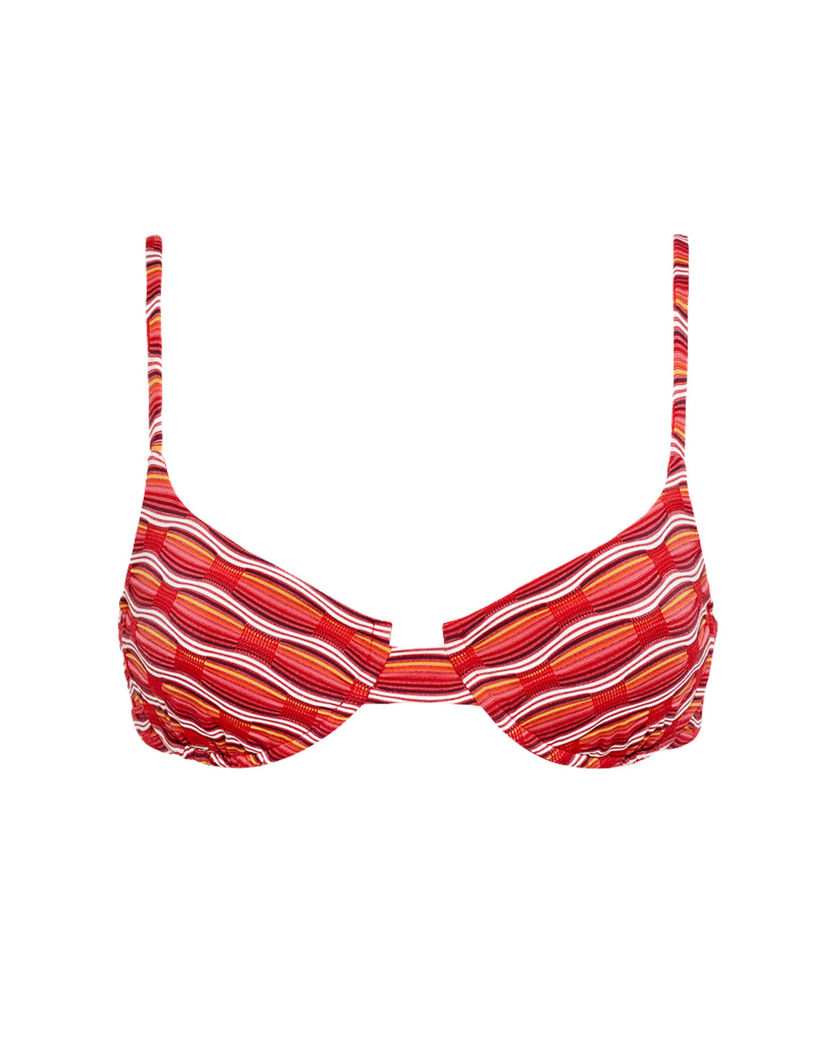 x The Salty Blonde Belle Bikini Top - Tutti Frutti