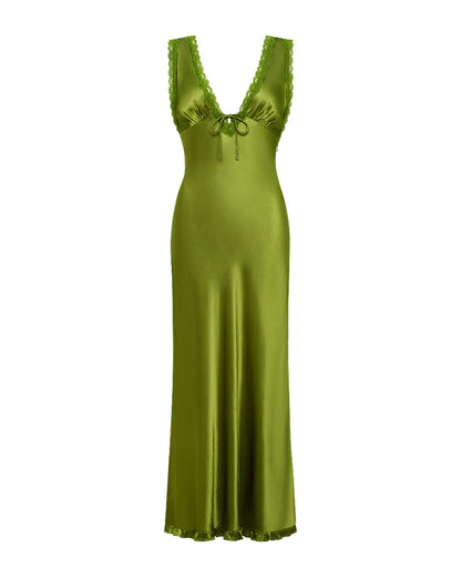 x The Salty Blonde Eyes On You Maxi - Verdant