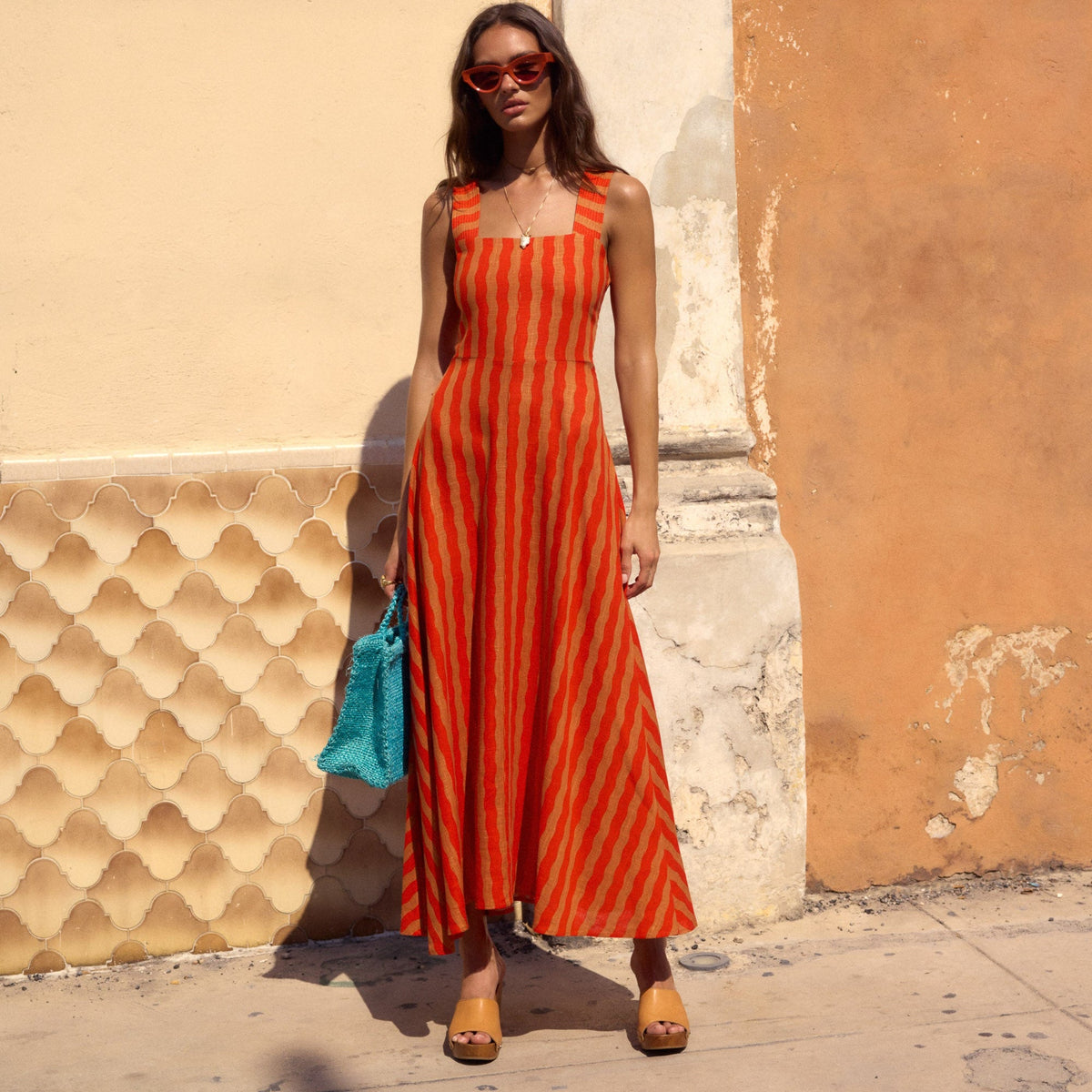 Scarlett Dress In Papaya