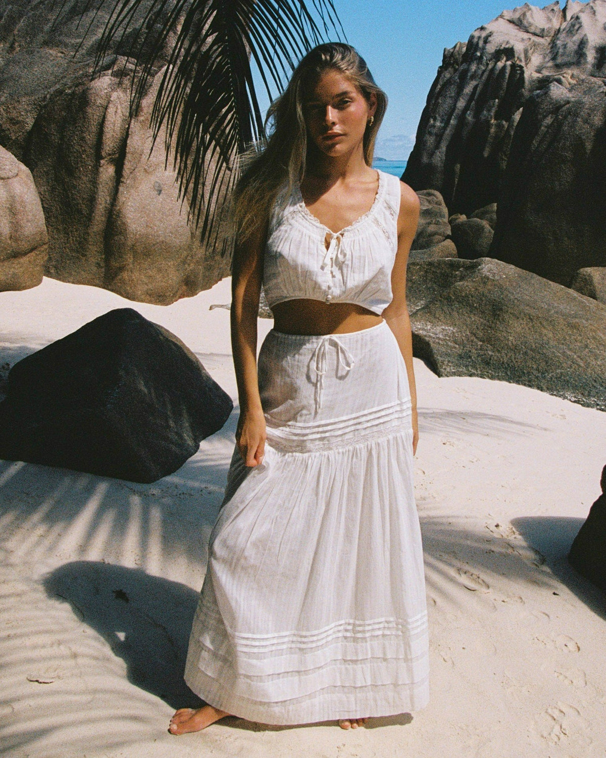 Reia Skirt - White