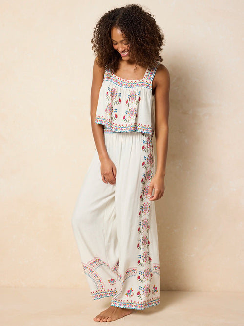 Cece Wide Leg Pants - Ivory