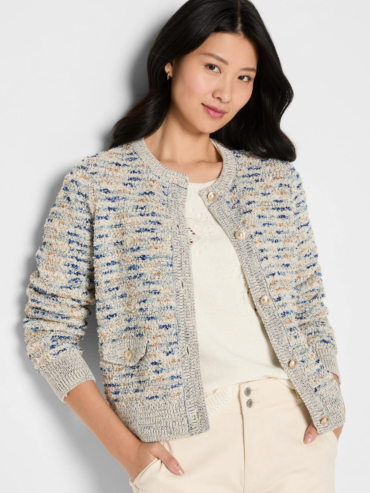 Always Shining Knit Sweater Jacket