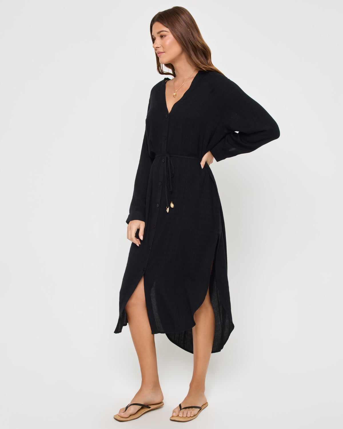 Yoli Shirtdress - Black