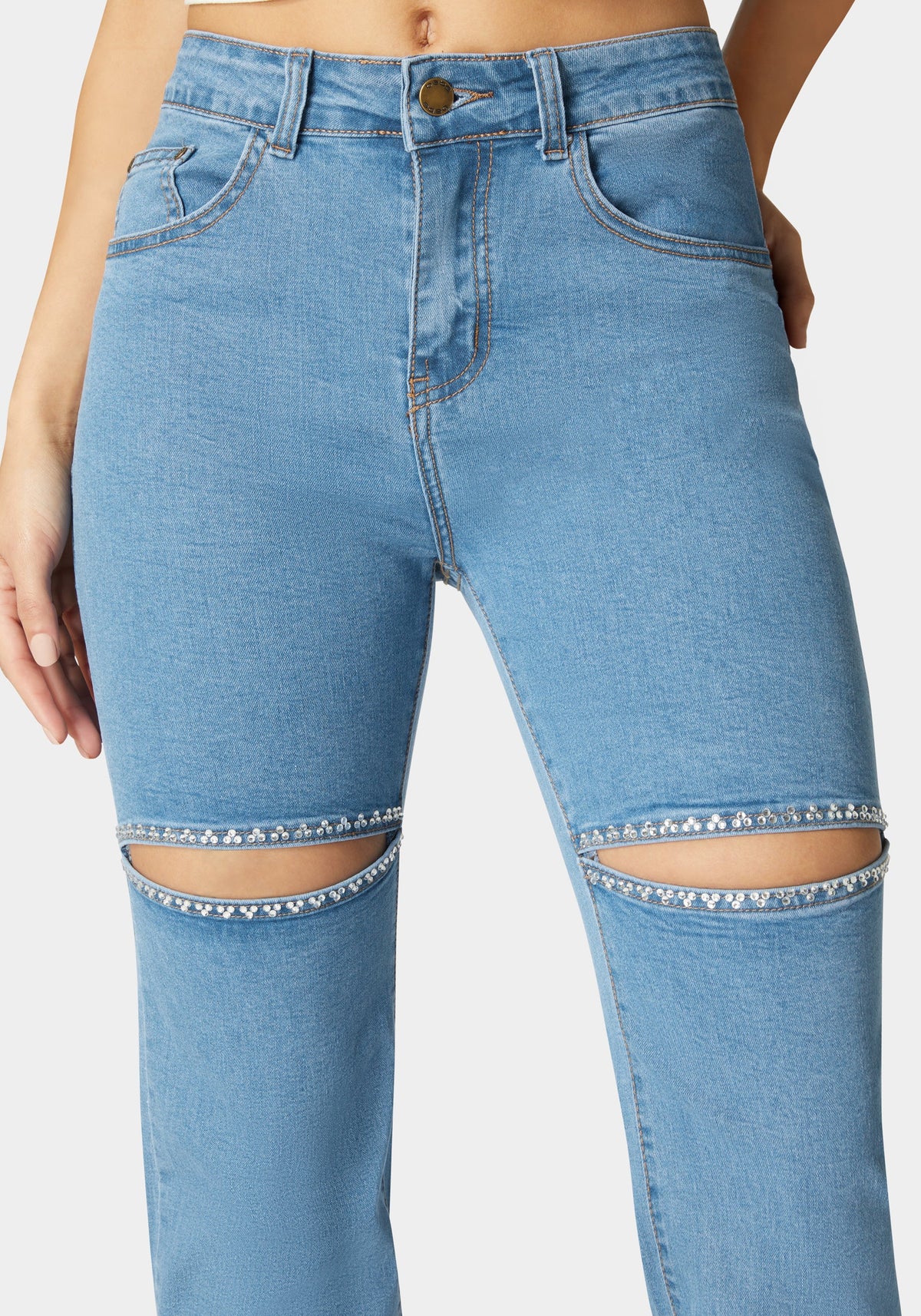 The Bling Slit Jean
