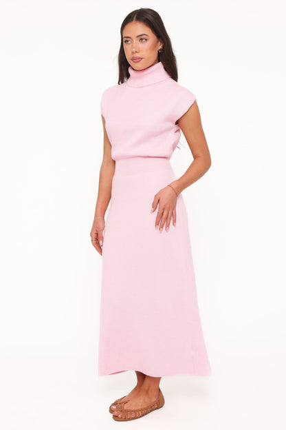 Avalon Midi Dress - Pink