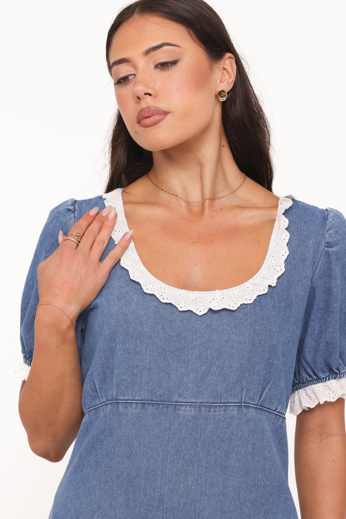 Cindy Midi Dress - Indigo