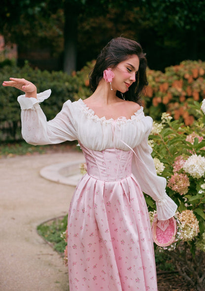 （US Exclusive）Rose Movement Corset Dress