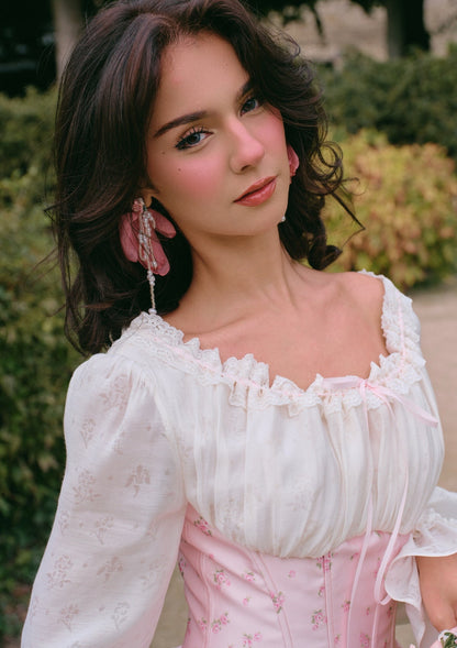 （US Exclusive）Rose Movement Corset Dress