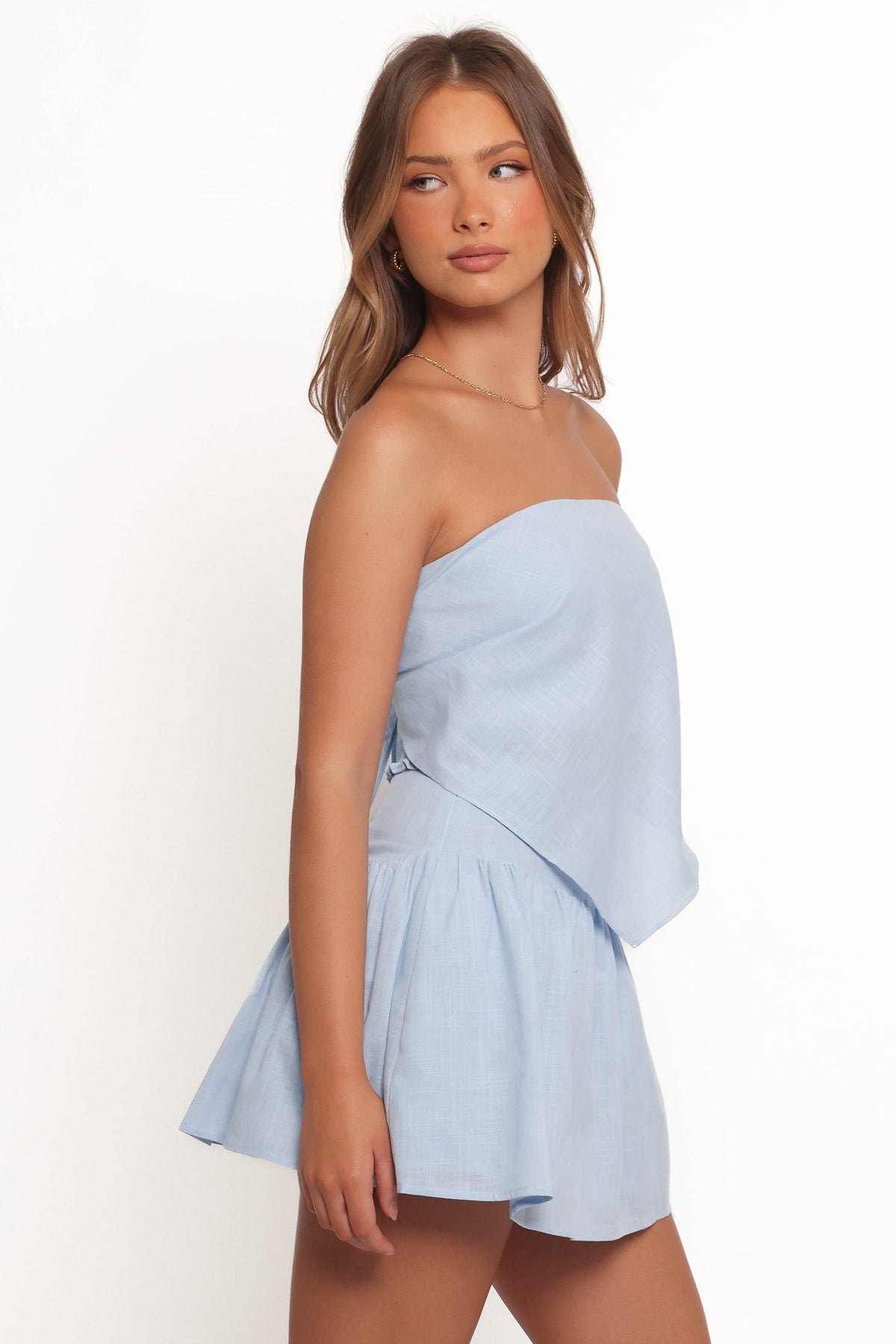 Boala Mini Skirt - Light Blue