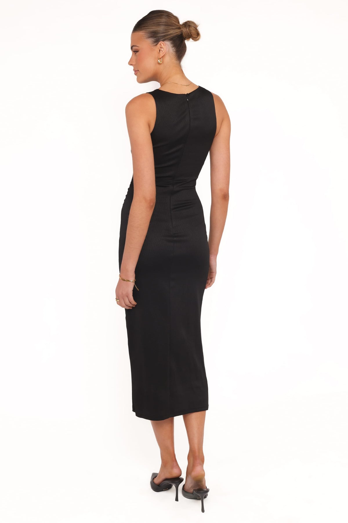 Ashami Midi Dress - Black