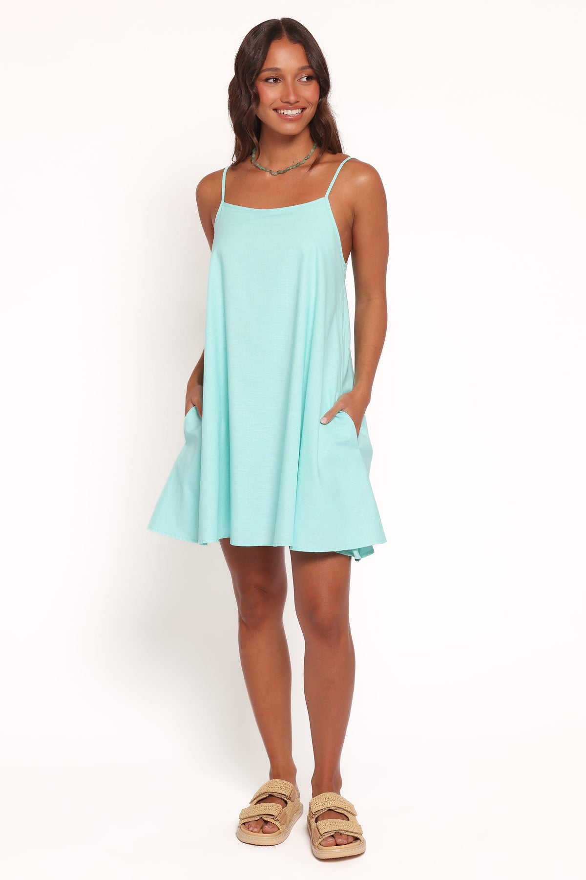 Cloella Mini Dress - Aqua