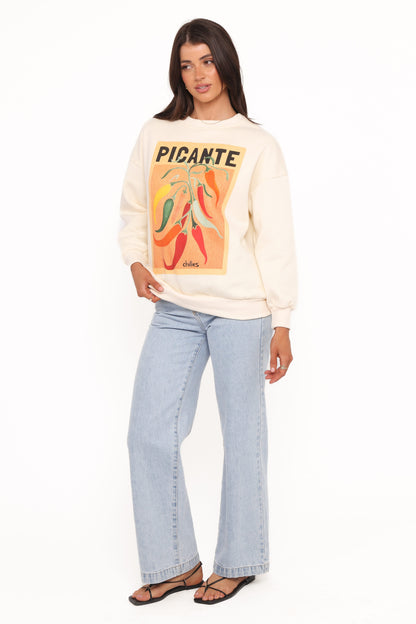 Ava Picante Sweatshirt - Yellow