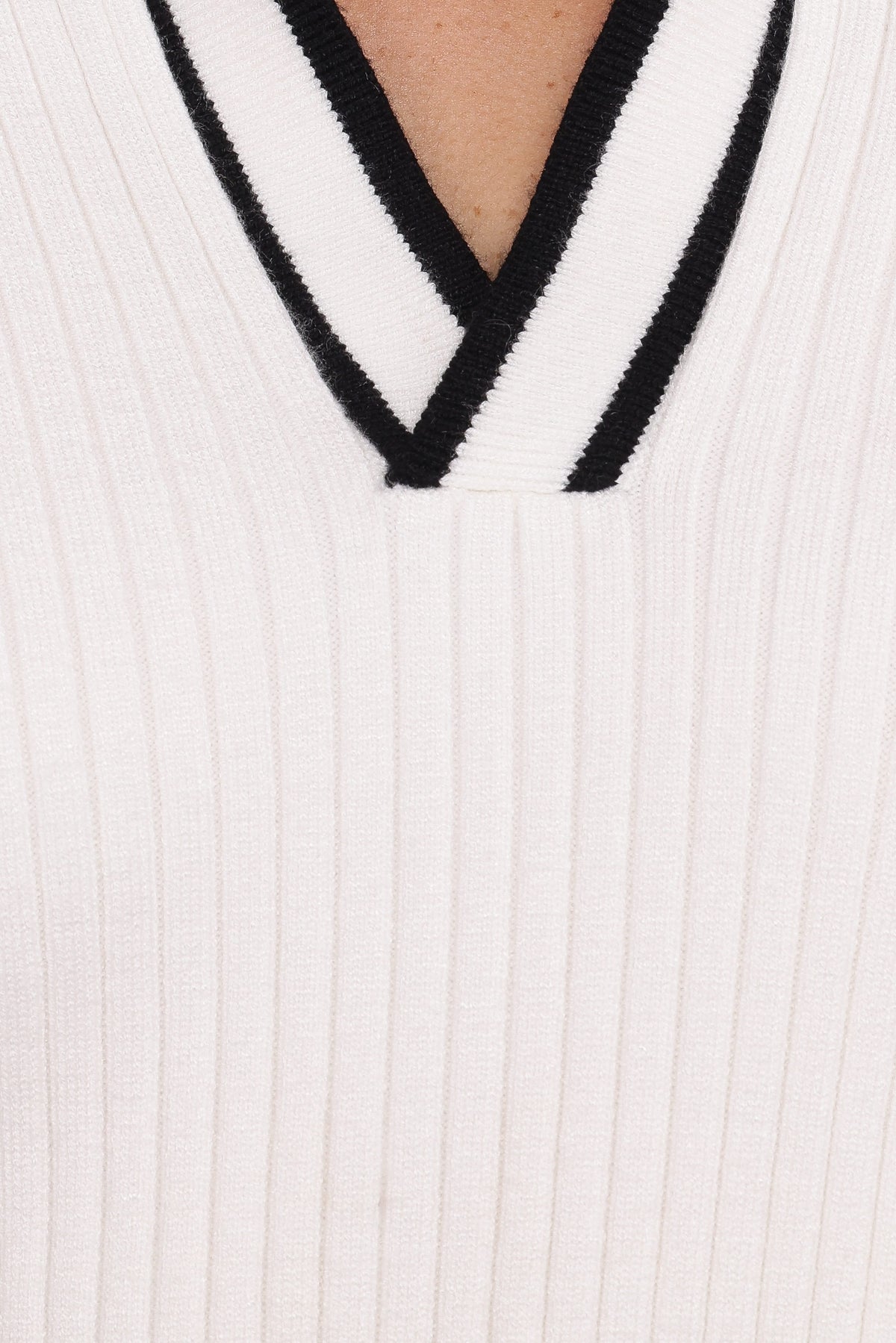 Amina Knit Pant Set - White