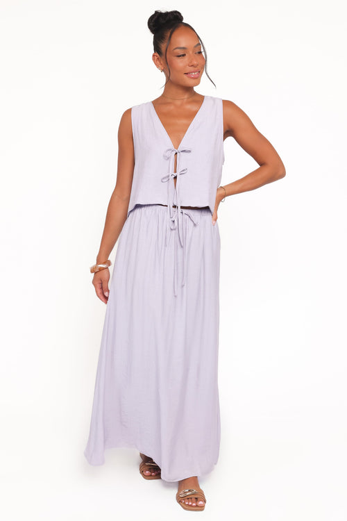 Captie Skirt Set - Lavender
