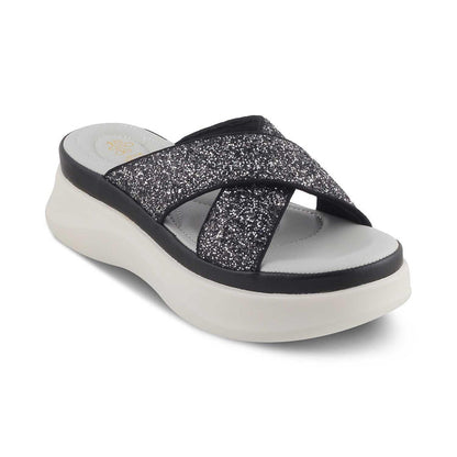 The Tolon Black Women's Dress Wedge Sandals Tresmode - Tresmode