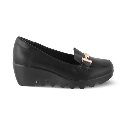 The Torock Black Women's Dress Wedge Sandals Tresmode