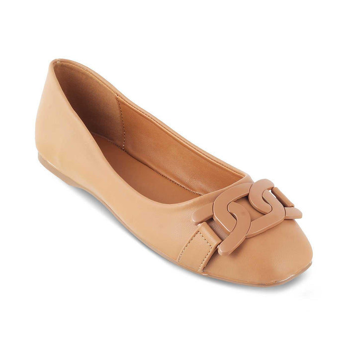 The Tresx Tan Women's Dress Ballerinas Tresmode - Tresmode