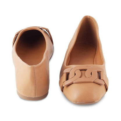 The Tresx Tan Women's Dress Ballerinas Tresmode - Tresmode