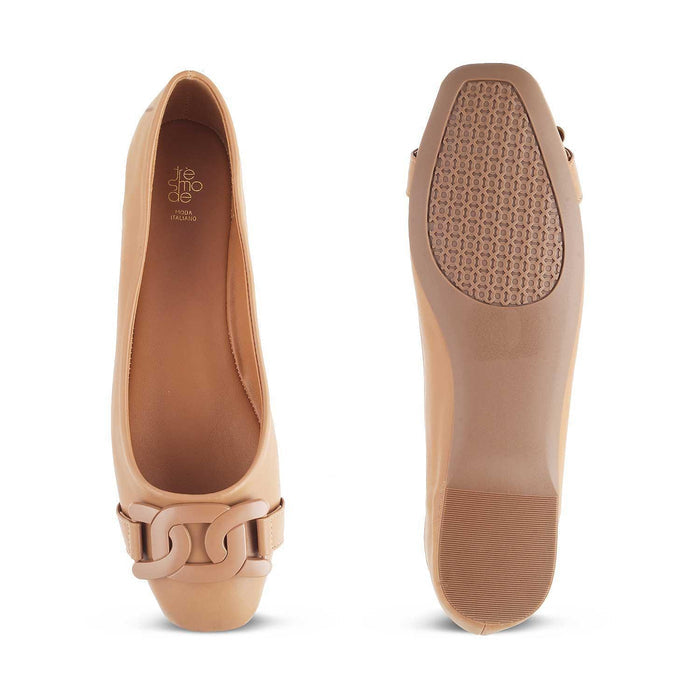 The Tresx Tan Women's Dress Ballerinas Tresmode - Tresmode