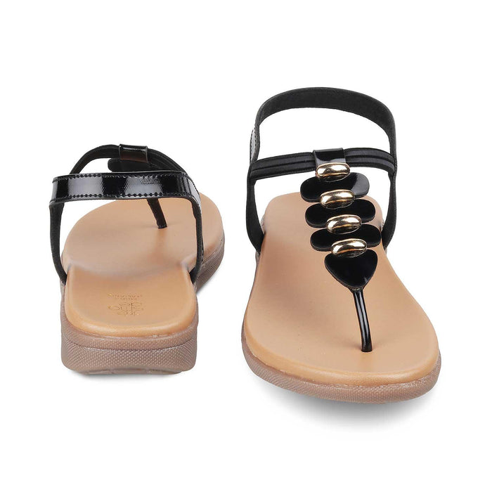 The Velencia TMS-3 Black Women's Casual Flats Tresmode - Tresmode