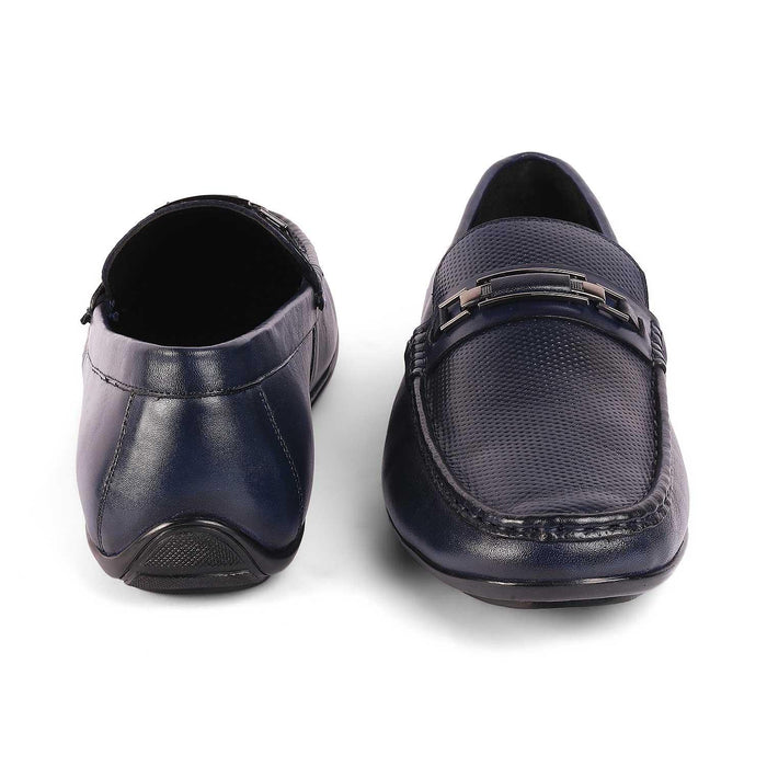 Abia Blue Men's Sophisticated Leather Loafers Tresmode