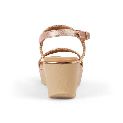 Adola Champagne Women's Vegan-Friendly Wedges Tresmode