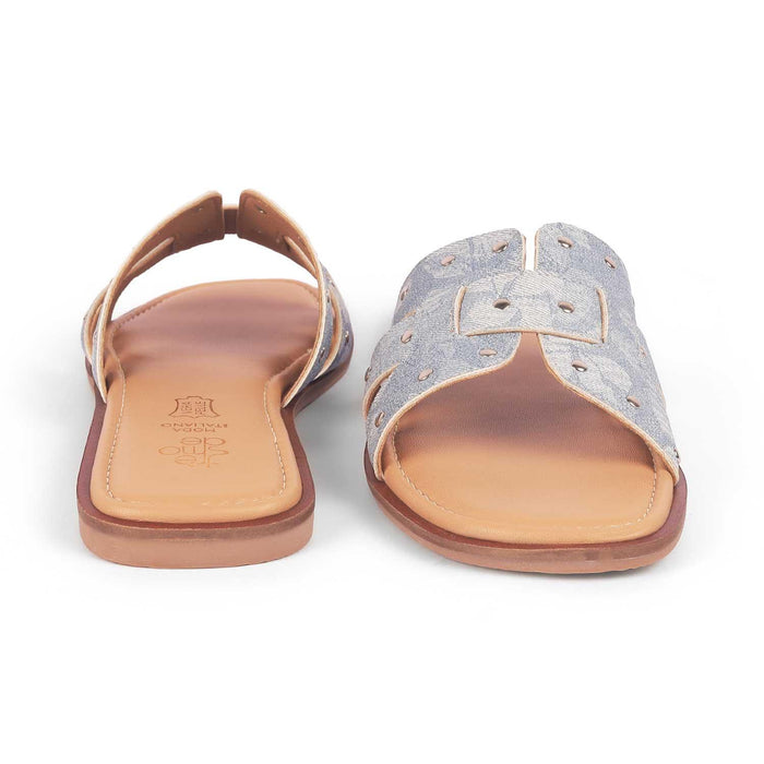 Adren Blue Women's Premium Flats Tresmode