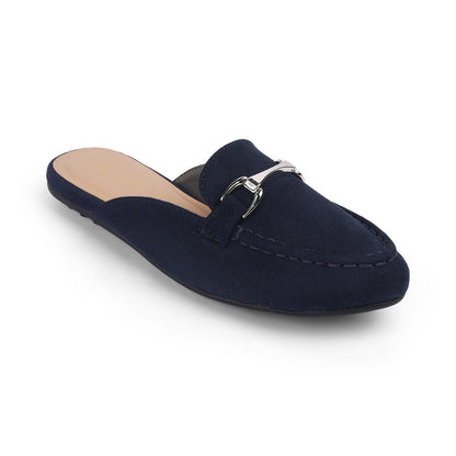 Women's Blue Mules Tresmode