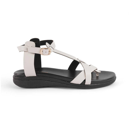 Aglad White Women's Platform Flats Tresmode