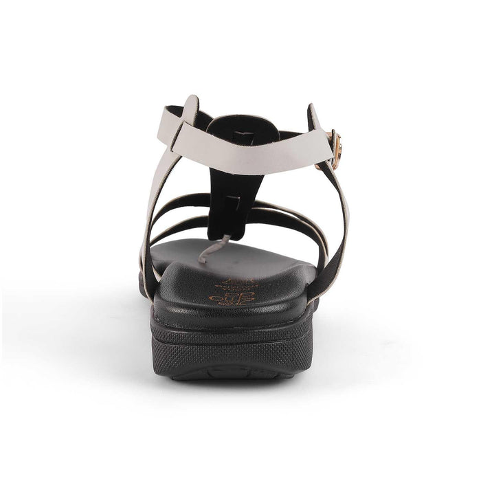Aglad White Women's Vegan-Friendly Platform Flats Tresmode