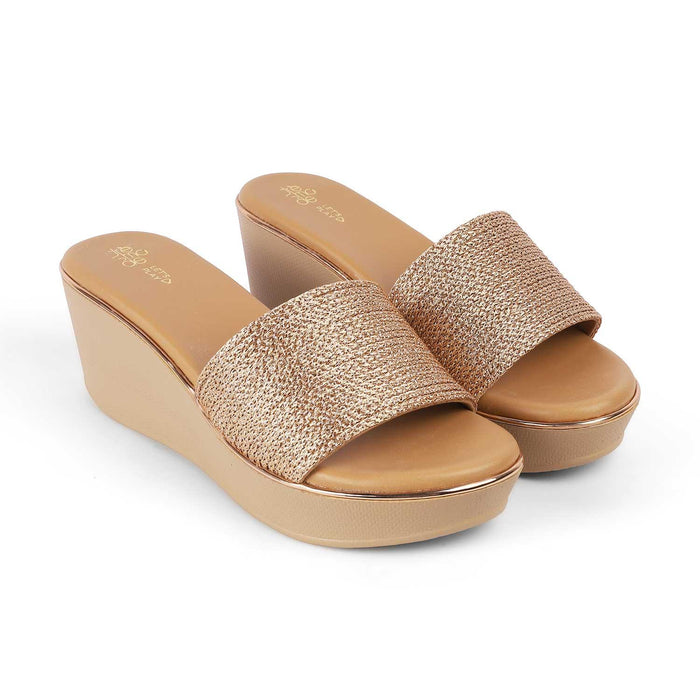 Alake Champagne Women's Premium Sandals Tresmode