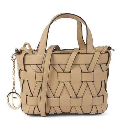 Women's Beige Sling Bag Tresmode
