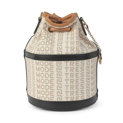 Women's Drawstring Closure Sling Bag Tresmode