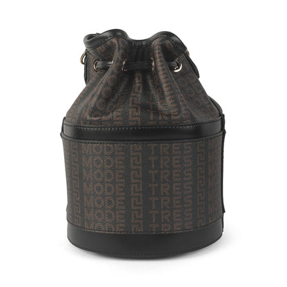 Women's Drawstring Closure Sling Bag Tresmode