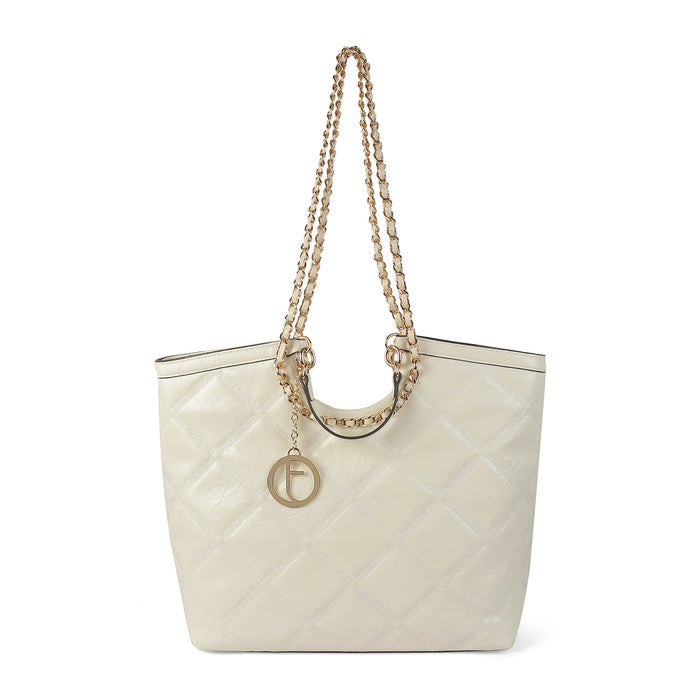 Women's White Handbag Tresmode