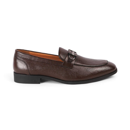 Antli Brown Men's Leather Loafers Tresmode