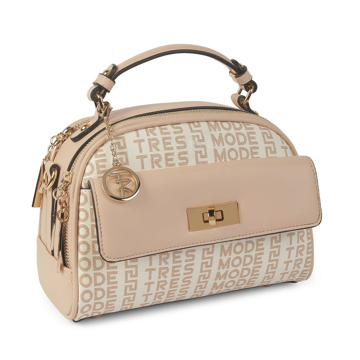 Women's Beige Sling Bag Tresmode