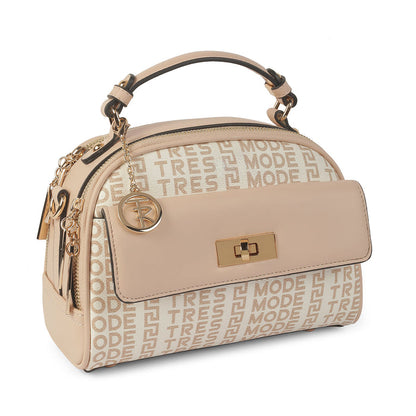 Women's Beige Sling Bag Tresmode