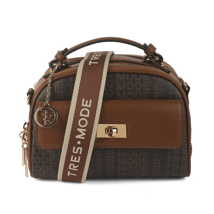 Women's Brown Sling Bag Tresmode