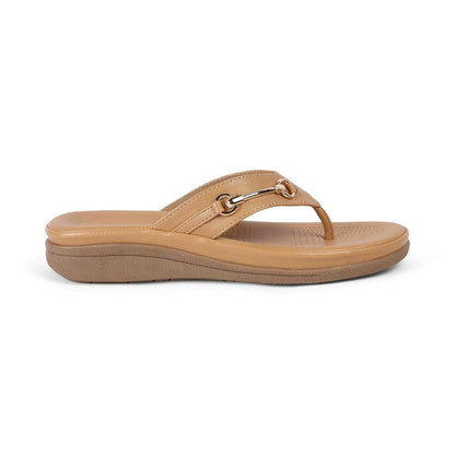 Backs Beige Women's 1.5-inch Platform Flats Tresmode