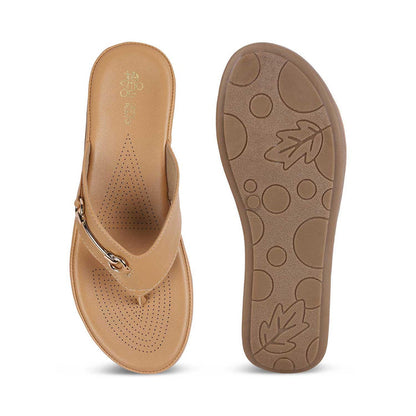 Backs Beige Women's Everyday Wear Flats Tresmode