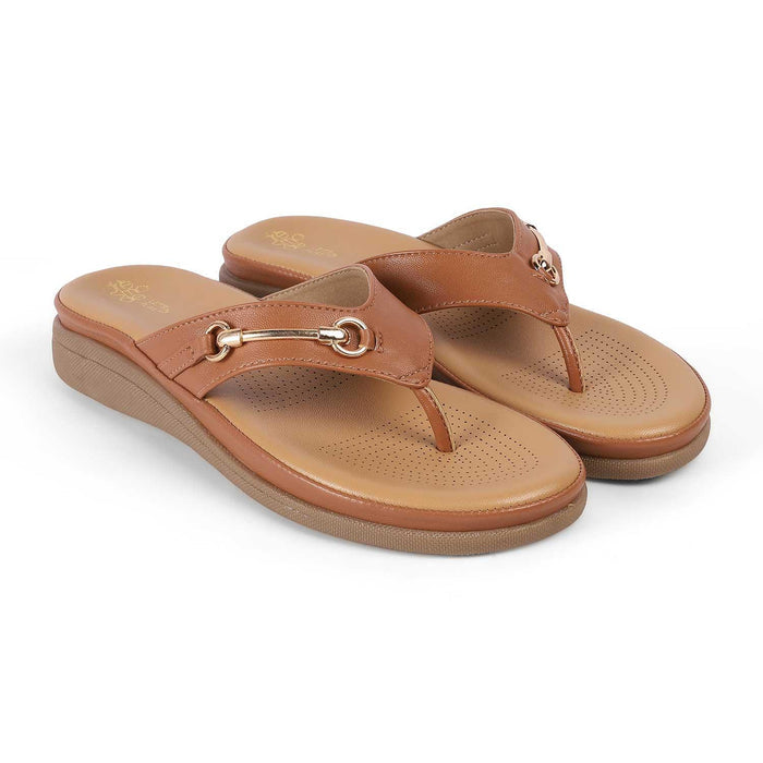 Backs White Women's TPR Sole Flats Tresmode