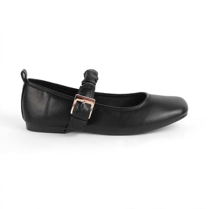 Ballet Black Women's TPR Sole Ballerinas Tresmode
