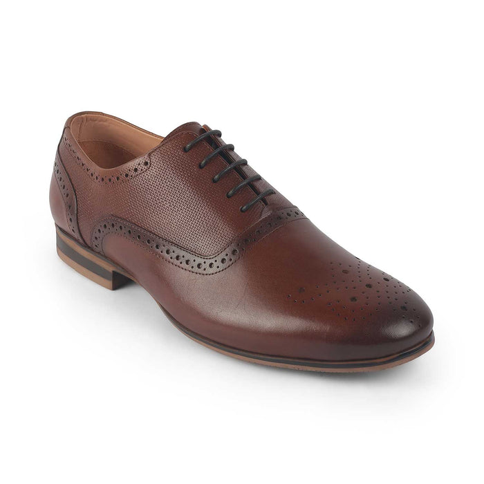 Men's Tan Lace Ups Tresmode